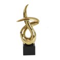 thumbnail image 2 of Modern Abstract Swirl Table Sculpture Decor-Color:Gold,Material:ceramic,Size:22", 2 of 4