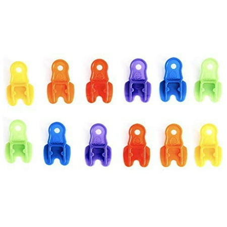 

Color Coded Drink Shield and Soda Protector for Family 12Pk Colored Plastic Tab Openers for Pop Beer or Soda Cans
