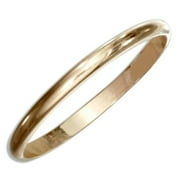 Angle View: 14k Gold Filled Plain Band Toe Ring