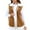 A05 Brown, variant on Mifsaly Fleece Vest Women Zip up Thick Warm Sleeveless Jacket Lapel Collar Patchwork Fall Coats Fuzzy Thermal Fashion Outerwear with Pockets
