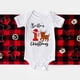 thumbnail image 5 of Peleles personalizados para bebé con nombre para la primera Navidad, mono personalizado para recién nacido, ropa de fiesta, monos para niño y niña, regalos para bebé, 5 of 5