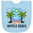 thumbnail image 2 of Inktastic Summer Vacation in Myrtle Beach Newborn Bib, 2 of 3