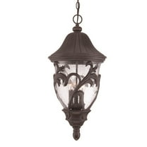 Acclaim Lighting Hanging Light,Black Coral,3-Light 39226BC