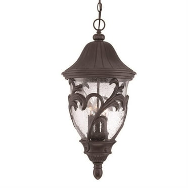 Acclaim Lighting Hanging Light,Black Coral,3-Light 39226BC