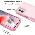 thumbnail image 4 of For Motorola G Power 5G 2024 Case, 2 in 1 PC Phone Case for Moto G Power 5G 2024 Case, Njjex Heavy Duty Rubber & Rugged Shockproof Full Body Protection Case Cover - Pink, 4 of 6
