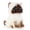 20cm, variant on YIFAEUX Cute Siamese Cat Plush Toy Soft Stuffed Animal Blue Sequins Eyes Brown White Face Decor Christmas Birthday New Year Present