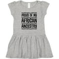 thumbnail image 3 of Inktastic Black History Proud African Ancestry Girls Toddler Dress, 3 of 5