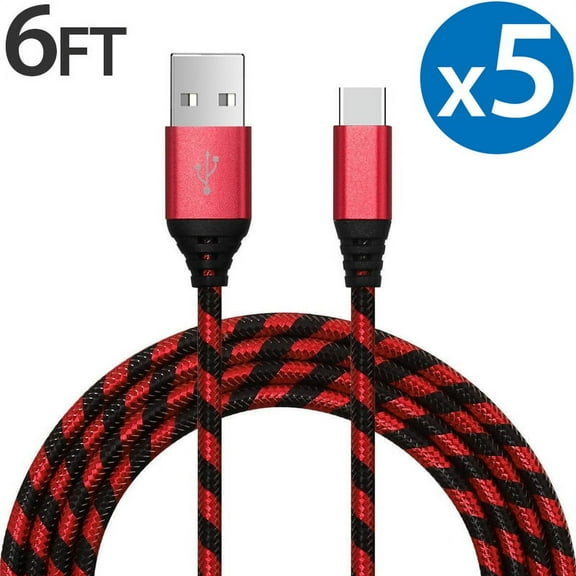 Type C Charger Fast Charging Cable USB-C Type-C 3.1 Data Sync Charger Cable Cord For Samsung Galaxy S10  S9 S8 Plus Galaxy Note 8 9 Nexus 5X 6P OnePlus 2 3 LG G5 G6 G7 V20 V30 V40 HTC M10 Google Pixel