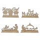 thumbnail image 1 of 4 juegos de decoración de Ramadán Eid Mubarak, decoración de Ramadán musulmán, regalo de decoración del hogar Mubarak DIY, decoraciones para oraciones de Ramadán, 1 of 5