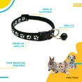 thumbnail image 4 of Collar Para Mascota Ajustable Perro Gato Raza Talla Pequeña negro 6.49 pulg Poli Pets PP-COPMPK-CH, 4 of 6