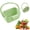 #1 Green, variant on Cute Rainbow Kitchen Sink Strainer Basket, Eye‑Decorated Anti‑Clog Food Waste Drain Filter, Multifunctional Hanging Sink Drain Catcher, Plastic Sink Filter Basket for Kitchen Food Scraps Storage