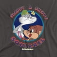 thumbnail image 2 of Animaniacs Slappy and Skippy Squirrel Women's T Shirt, Charcoal, 2X-Large, 2 of 6