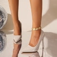thumbnail image 4 of High Heels for Women Pointed Toe Pa10T Closed Toe 4.72 Inch Heel Pumps, 4 of 9