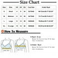 thumbnail image 3 of Aloohaidyvio Clearance Wireless Bras for Women No Underwire Push Up Bras Seamless Everyday Basic Bra 2 Pack, 3 of 6