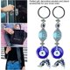 thumbnail image 4 of 2pcs Lucky Eye Keychain, Hanging Keychain Evil Eye Good Luck Keychain, Blue Turkish Amulet Beads Pendant Fit For Car Handbag Home Decoration Craft Gif, 4 of 5