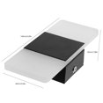 thumbnail image 3 of Modern 3W Rectangular Acrylic LED Wall Sconces Light Bedside Decoration Lamp, 3 of 7