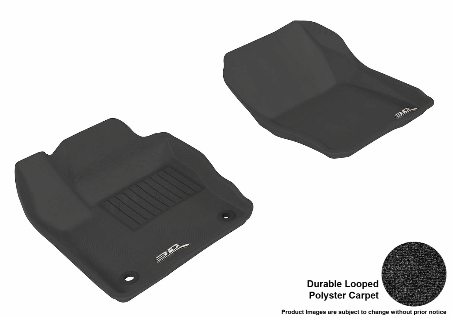 3D MAXpider AllWeather Custom Fit Floor Liners for Ford Focus 2012