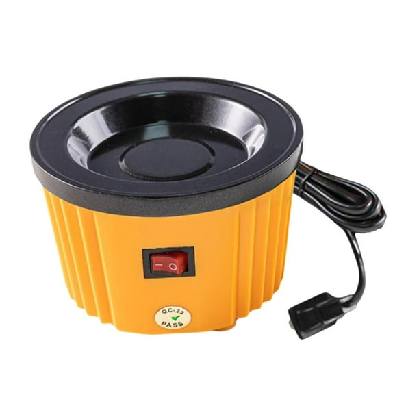 Olla eléctrica para fusión de pegamento caliente Olla eléctrica para fusión de pegamento caliente 100W Adaptador antideslizante para Temperatura estable