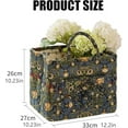 thumbnail image 6 of Parkeenn Boho Floral Laundry Baskets Large Capacity Fabric Storage Basket with Handles Collapsible Storage Baskets for Home Organization, 6 of 6
