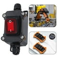 thumbnail image 6 of Inline Cord Switch 25A Ip65 Waterproof On-Off Switch with Red Light Buttons 24V Smile Home, 6 of 7
