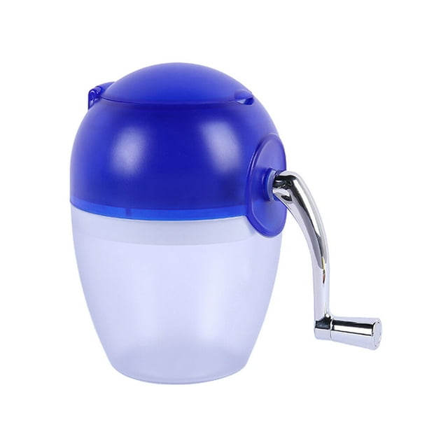 Youkk Portable Hand Crank Manual Ice Crusher, Stainless Steel Shaving Cutters, Kitchen Appliance