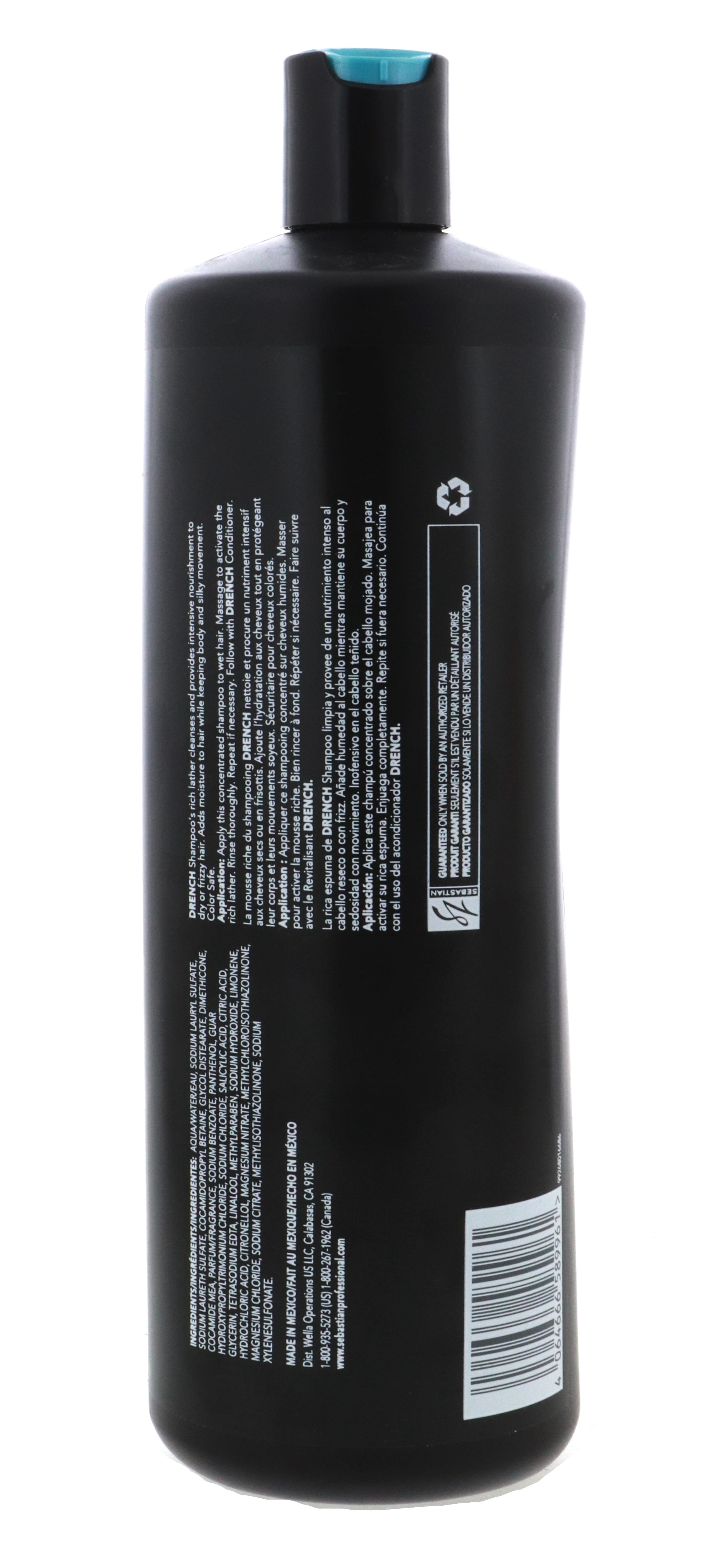Sebastian Drench Moisturizing Shampoo, 33.8-ounce