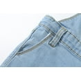 thumbnail image 7 of KIDSCOOL SPACE Baby Boy Girl Jean Shorts,Toddler Denim Cute Summer Shortalls,Light Blue,2-3 Years, 7 of 7