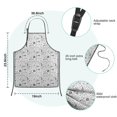 thumbnail image 7 of Baseball Football Pattern Kids Aprons for Girls and Boys,Adjustable Neck Strap Toddler Aprons for Kids Cooking Baking, 7 of 7