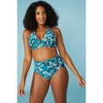 thumbnail image 4 of Gorgeous - Top de Bikini Julep Rose Floral para Mujer (Verde), 4 of 4