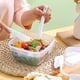thumbnail image 5 of Caja de Ensalada de Frutas de Doble Capa, Caja Bento Portátil, Caja Sellada para Mantener La Frescura, 5 of 7
