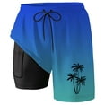 thumbnail image 5 of Kcolen Swim Trunks Men Drawstring Swim Shorts Comfy Mens Swimsuit Soft Compression Liner Summer Beach Swimming Shorts for Men, 5 of 5