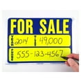 Stick Point Box (4 pack) Hy-Ko 9” x 12” Auto for Sale Static Yellow Cling Sign, Vinyl ...