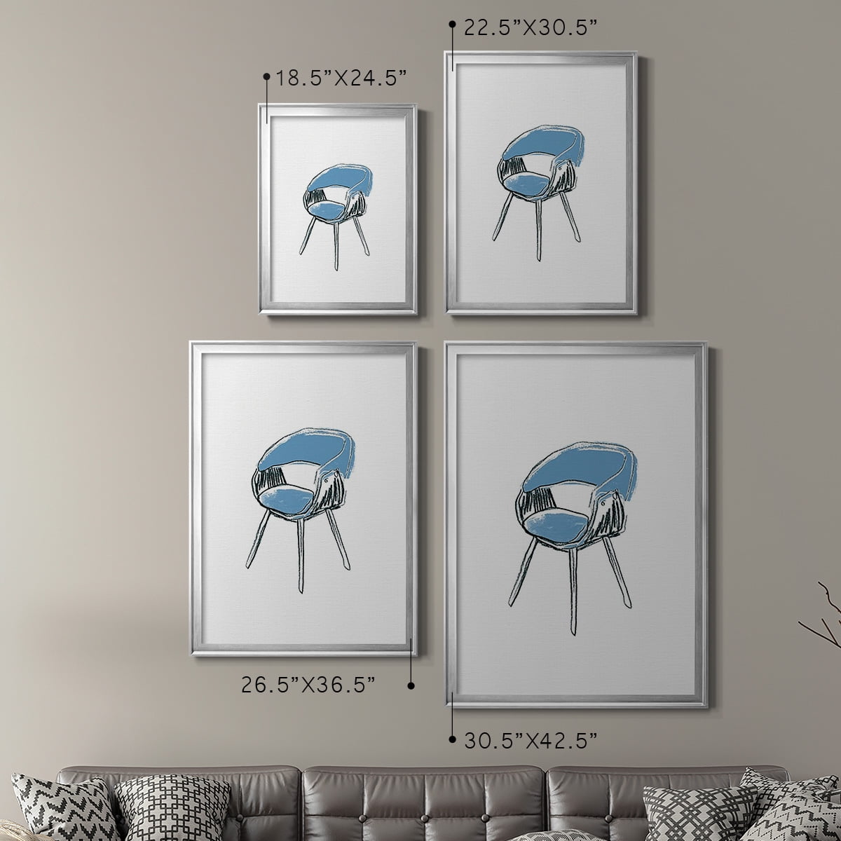 Take a Seat I Premium Framed Print, in Gold, Black, or Silver - Ready to Hang