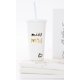 thumbnail image 4 of Kate Spade New York Vaso aislado para novia con pajita reutilizable, 20 onzas, Miss to Mrs. (blanco), 4 of 5