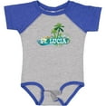 thumbnail image 3 of Inktastic St Lucia Vacation Cruise Trip Boys or Girls Baby Bodysuit, 3 of 5