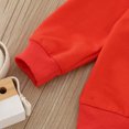 thumbnail image 4 of Vedolay Girls Tops Girls Fashion Sweatshirts with Pocket Long Sleeve Top for Kids,Red 12-18 Months, 4 of 5
