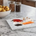 thumbnail image 2 of Koville Luxury Marble Granite Cutting Board for Kitchen,Rectangle, 20*16in, Bianco Carrara, 2 of 7