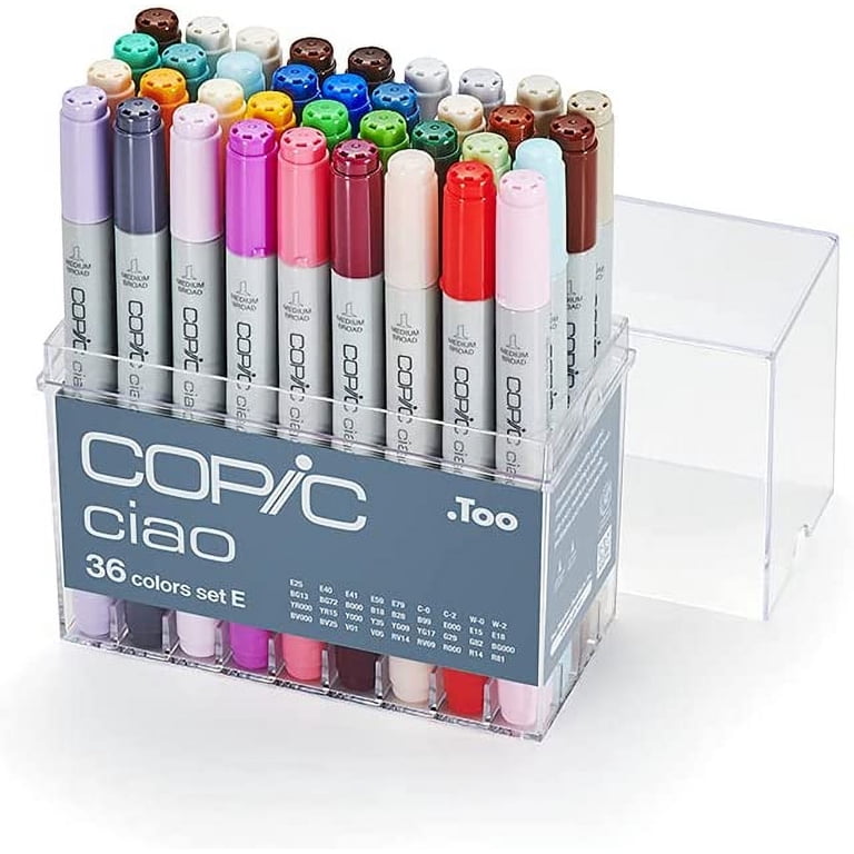 Copic Markers Ciao 36-Piece Marker (Set C) - Walmart.com
