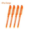 thumbnail image 1 of Erasable Gel Pen 0.7mm 0.5mm Bullet Tip Blue Black Red Color Ink Refill Rods Writing Drawing Painting Washable Handle 4pcs orange 0.5mm, 1 of 6