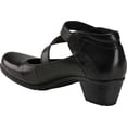 thumbnail image 3 of Women's Earth Origins Marietta Mackenzie Ankle Strap Heel Black Leather 8.5 M, 3 of 5