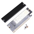 thumbnail image 3 of 4X M.2 Nvme Ssd Adaptador M2 A Pcie 3.0 X16 Tarjeta Controladora Interfaz de M Tecla Soporte Pci Express 3.0 X4, 3 of 5
