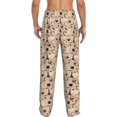 thumbnail image 2 of Bixox Men's Wine Glasses Patterned Pajama Pants with Pockets Lounge Clothes for Home, 2 of 5