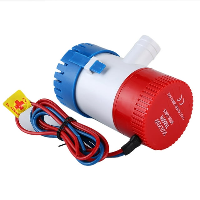 Bomba de achique sumergible, bomba de achique marina sumergible de 750 GPH CC, accesorio marino, materiales ecológicos