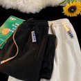 thumbnail image 5 of Pantalones deportivos cómodos y relajados para hombres y mujeres, pantalones de chándal de cintura elástica con cordón, opciones multicolores, 5 of 5