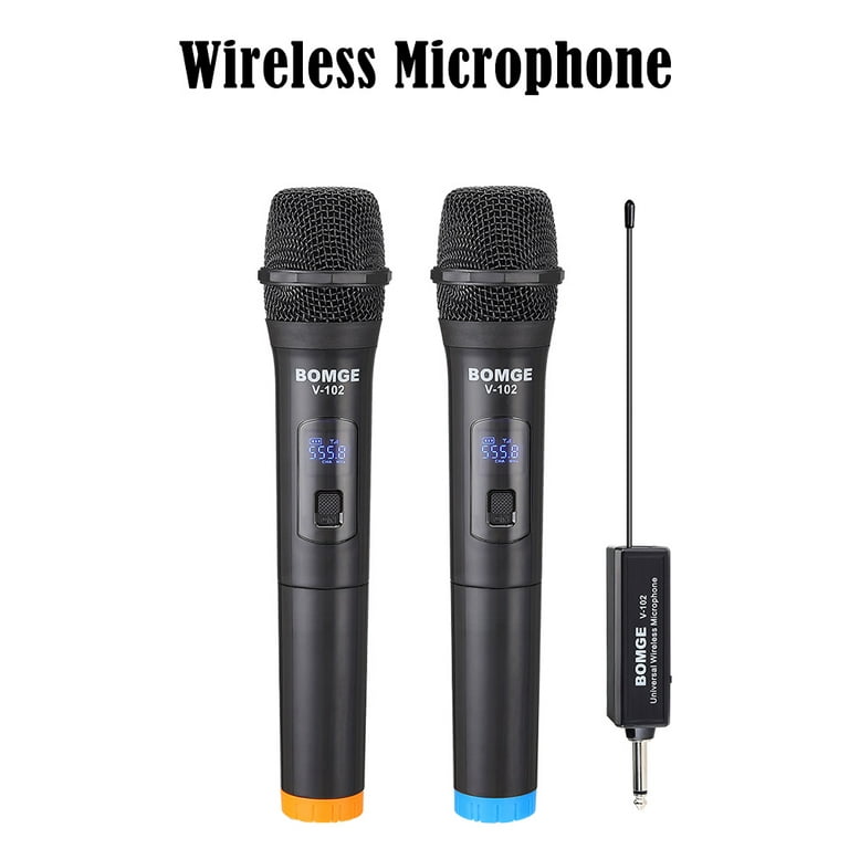 Wireless Microphone, V-102 Professional High Frequency Sensitive Karaoke Mic  For Party For Karaoke 
