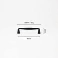 thumbnail image 3 of Goo-Ki 3.78''( 96mm ) Hole Center Cabinet Pulls Elegant Black Zinc Alloy Affordable Luxury Cabinet Handle Hardware for Bedroom, Kitchen, 6 Pack, 3 of 6