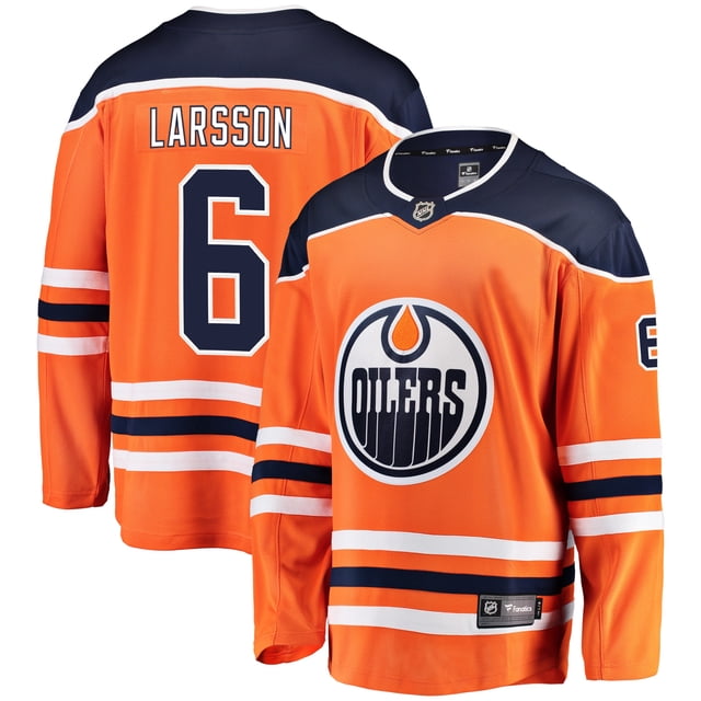 Adam Larsson Oilers d'Edmonton LNH Fanatics Chandail Domicile Breakaway