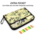 thumbnail image 2 of Accordion File Organizer with Zip Closure 13 Pockets Expanding File Folder Letter A4 Paper Document Organizer for Home Office Bamboo and Green Leaves, 2 of 7