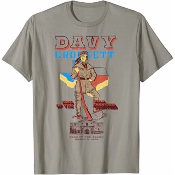 Davy Crockett Texas Alamo Vintage T-Shirt