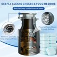thumbnail image 3 of Foaming Garbage Disposal Cleaner and Deodorizer Tablets-24 Pack Food Cleaner, Quickly Eliminates Odors, XL Powerful Action, Refreshing Lemon Scent, Natural Ingredients, 1 Year Supply, 3 of 4